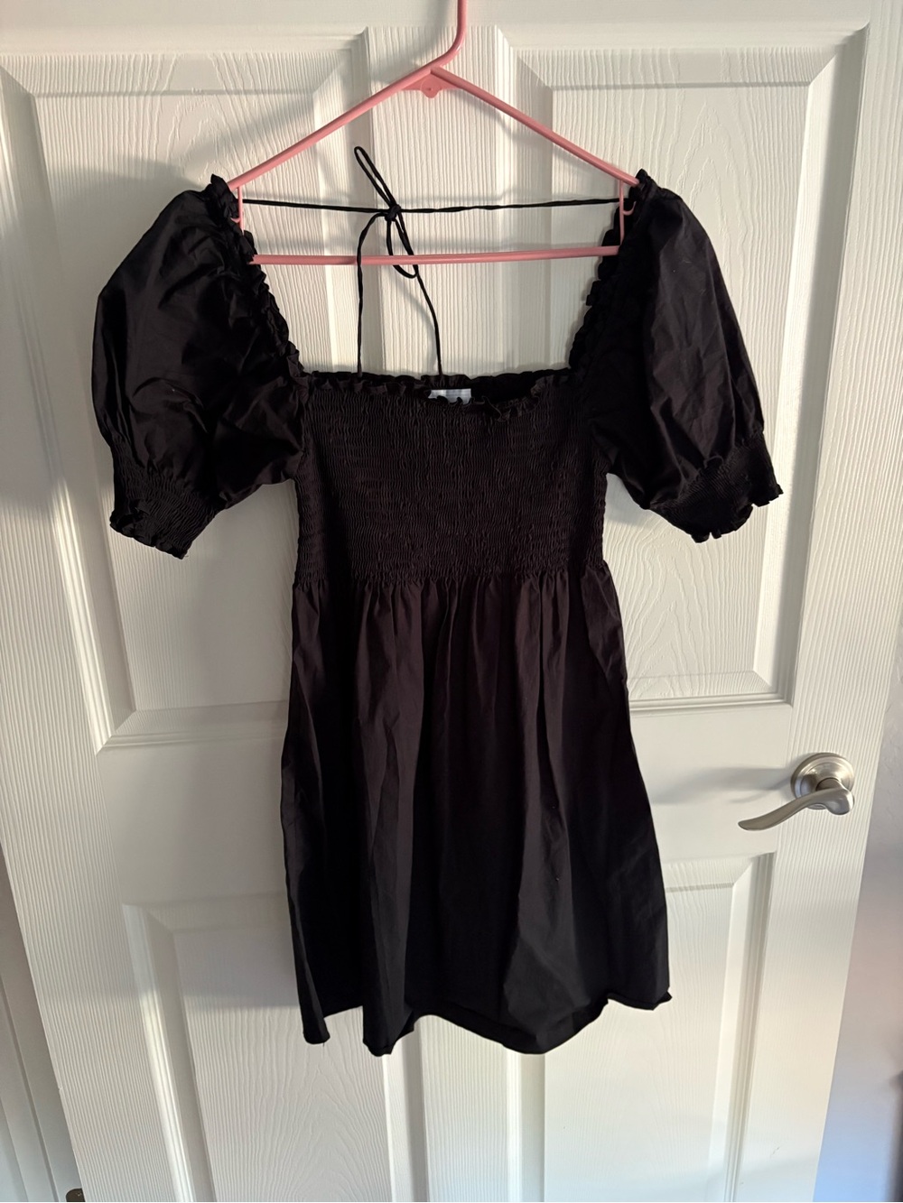 hill house athena nap dress black xs